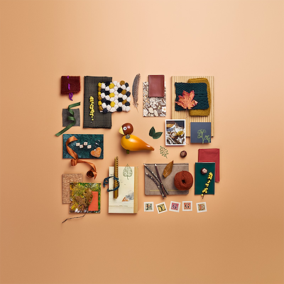 Kay Bojesen Story Birds Hygge sangfugl orange H15,5 cm