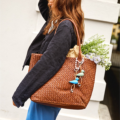 Kay Bojesen Fugle nøglering grøn 4,5 cm