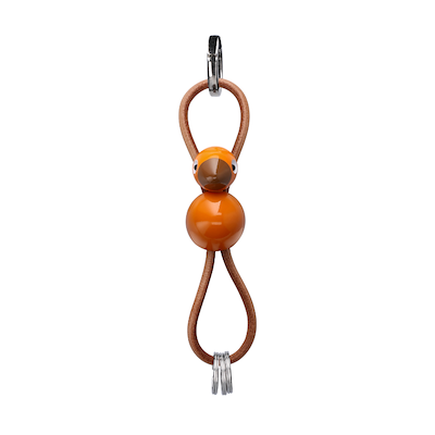 Kay Bojesen Fugle nøglering orange 4,5 cm