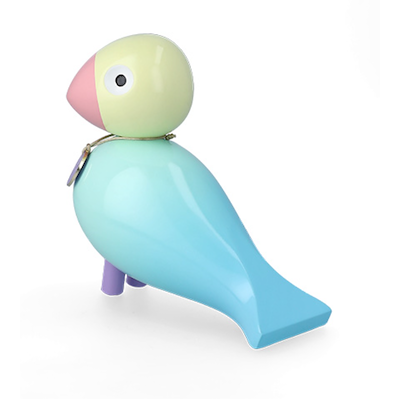 Kay Bojesen Story Birds Glæde sangfugl lyseblå H 15,5 cm