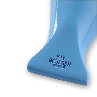 Kay Bojesen Liliput vinterfugle blå H 6 cm