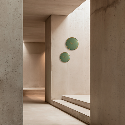 Arne Jacobsen City Hall vægur grøn Ø21 cm