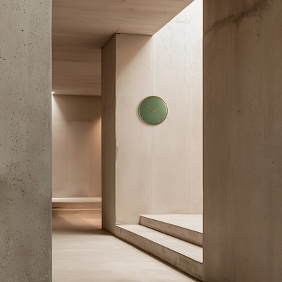 Arne Jacobsen City Hall vægur grøn Ø21 cm