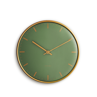 Arne Jacobsen City Hall vægur grøn Ø21 cm