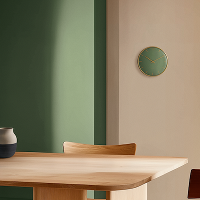 Arne Jacobsen City Hall vægur grøn Ø29 cm