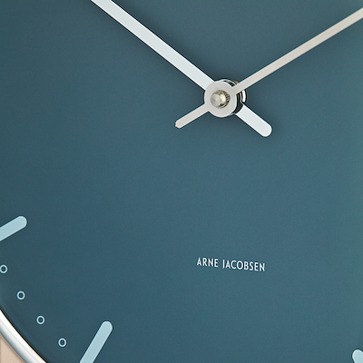 Arne Jacobsen City Hall vægur blå Ø29 cm