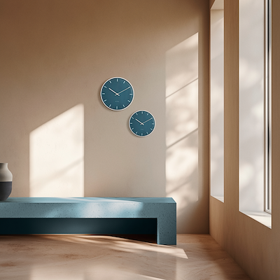 Arne Jacobsen City Hall vægur blå Ø29 cm