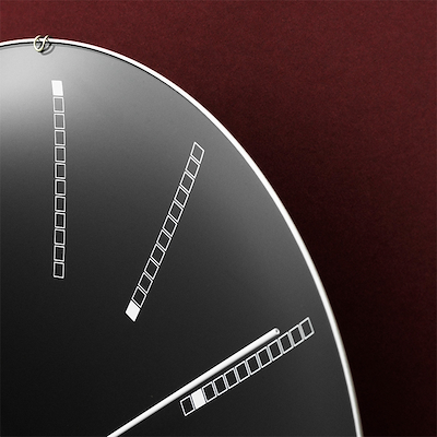 Arne Jacobsen Bankers vægur hvid/sort Ø29 cm