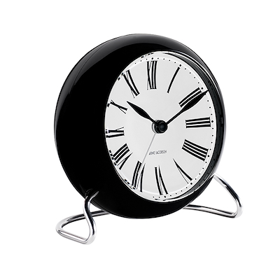 Arne Jacobsen Roman bordur hvid/sort Ø11 cm