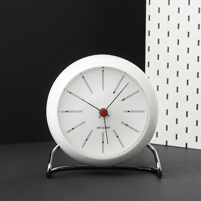 Arne Jacobsen Bankers bordur hvid ø 11 cm