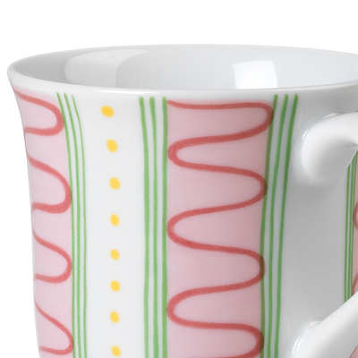 Bjørn Wiinblad Eva krus rosa 35 cl