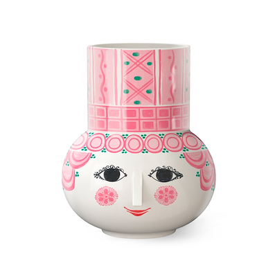 Bjørn Wiinblad Olga vase pink 15 cm