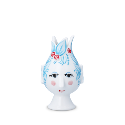 Bjørn Wiinblad Titania lysestage lyseblå H 11,5 cm