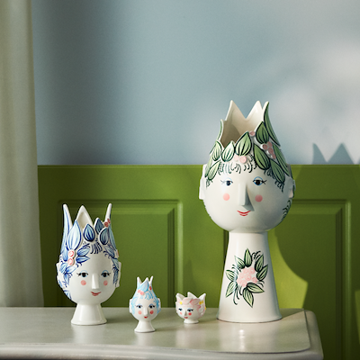 Bjørn Wiinblad Titania fyrfadsstage pink Ø 6,5 cm