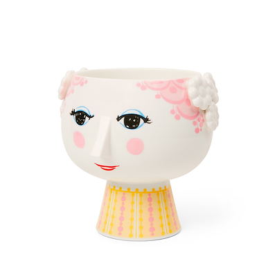 Bjørn Wiinblad Eva urtepotteskjuler rosa 14,5 cm