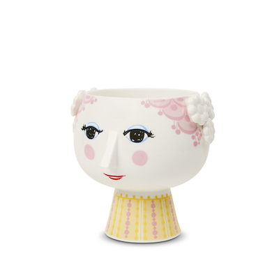 Bjørn Wiinblad Eva urtepotteskjuler rosa 14,5 cm