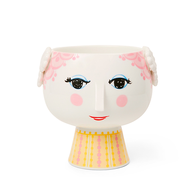 Bjørn Wiinblad Eva urtepotteskjuler rosa 14,5 cm