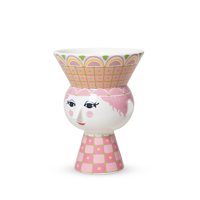 Bjørn Wiinblad Carmen vase pink 15 cm