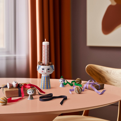 Bjørn Wiinblad Eva kalenderlys 2025 Ø5 cm