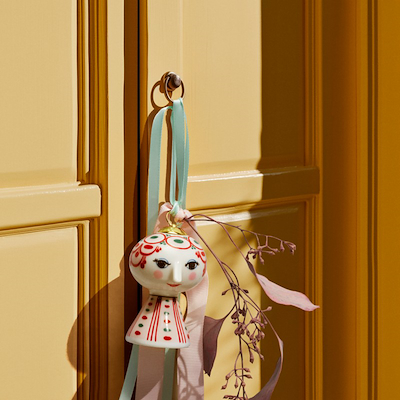 Bjørn Wiinblad Eva juleophæng rød