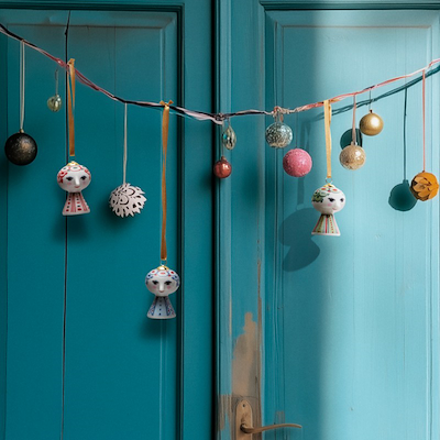 Bjørn Wiinblad Eva juleophæng rød