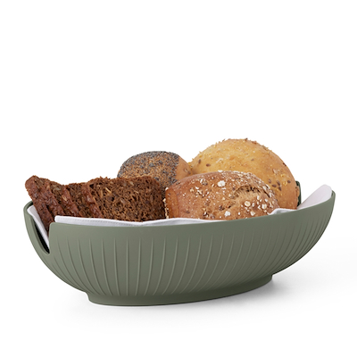 Kähler Hammershøi termokande, ovalt bordfad & brødkurv