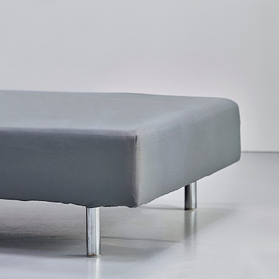 Nordisk Tekstil Night & Day boxlagen grå 90x200 cm