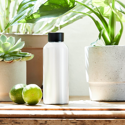 Aida RAW To-Go drikkedunk hvid 0,5 liter