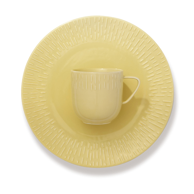 Aida LIFE IN COLOUR Confetti middagstallerken lemon Ø27,5 cm