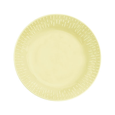Aida LIFE IN COLOUR Confetti pastatallerken lemon Ø 23 cm