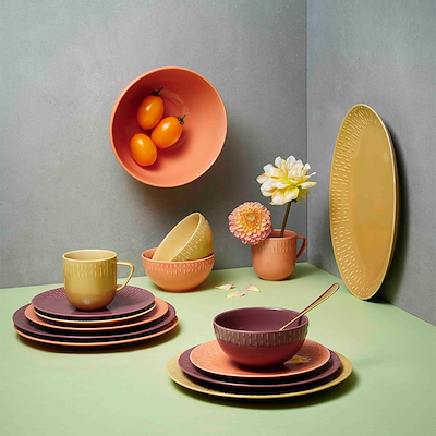 Aida LIFE IN COLOUR Confetti desserttallerken apricot Ø21 cm