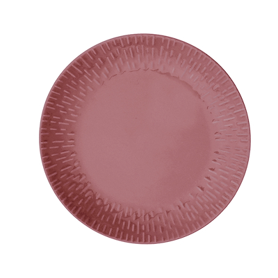 Aida LIFE IN COLOUR Confetti frokosttallerken bordeaux Ø24 cm