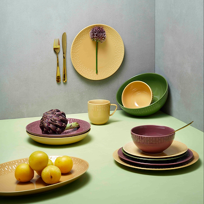 Aida LIFE IN COLOUR Confetti skål bordeaux Ø14 cm