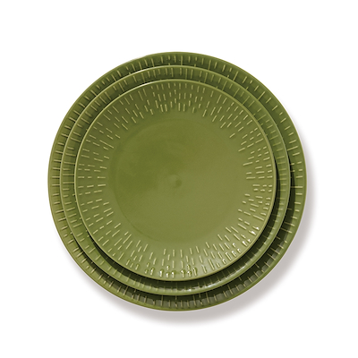 Aida LIFE IN COLOUR Confetti desserttallerken olive Ø21 cm