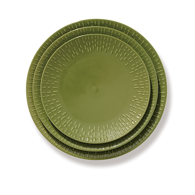 Aida LIFE IN COLOUR Confetti middagstallerken olive Ø 27,5 cm