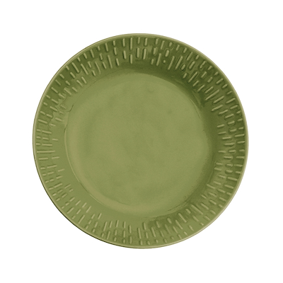 Aida LIFE IN COLOUR Confetti pastatallerken olive Ø23 cm