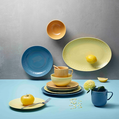 Aida LIFE IN COLOUR Confetti pastatallerken blueberry Ø23 cm