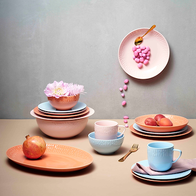 Aida LIFE IN COLOUR Confetti desserttallerken aqua Ø21 cm