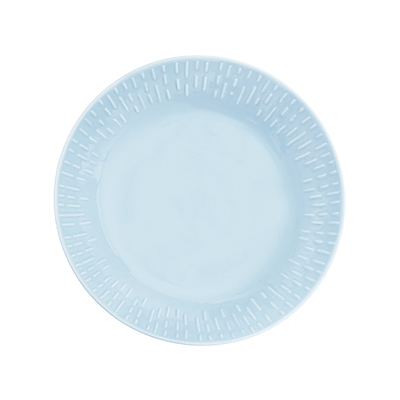 Aida LIFE IN COLOUR Confetti frokosttallerken aqua Ø24 cm