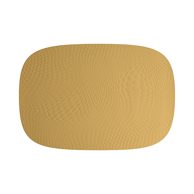 Aida Karim Rashid recycled dækkeserviet sennep