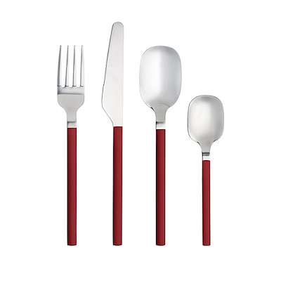 Aida LIFE IN COLOUR Confetti bestik 16 dele chili