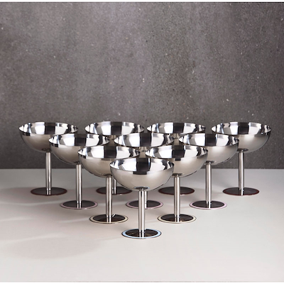 Aida Lido champganeskål i Chili 20 cl