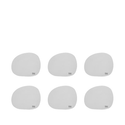 Aida RAW glasbrik soft silikone light grey 6 stk.