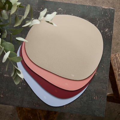 Aida RAW dækkeserviet silikone spice rose