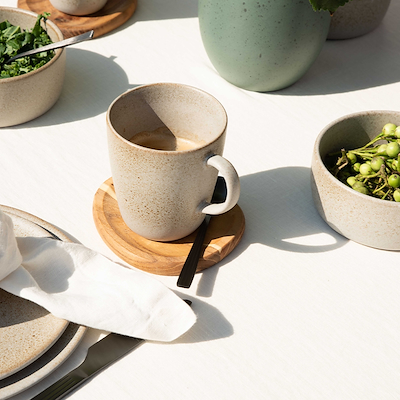 Aida Raw sandy beige krus 35 cl