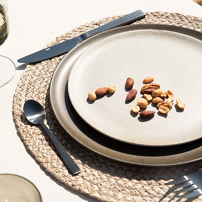 Aida RAW sandy beige middagstallerken Ø28 cm