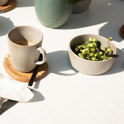 Aida RAW sandy beige skål Ø13,5 cm