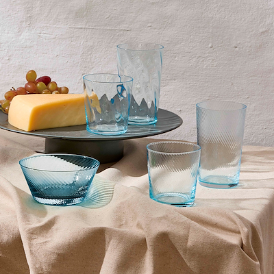 Aida RAW UNIQUE optic glas light blue 30 cl