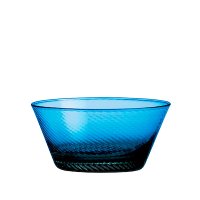 Aida RAW UNIQUE swirl skål dark blue