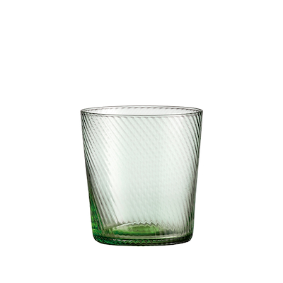 RAW UNIQUE swirl vandglas green 30 cl